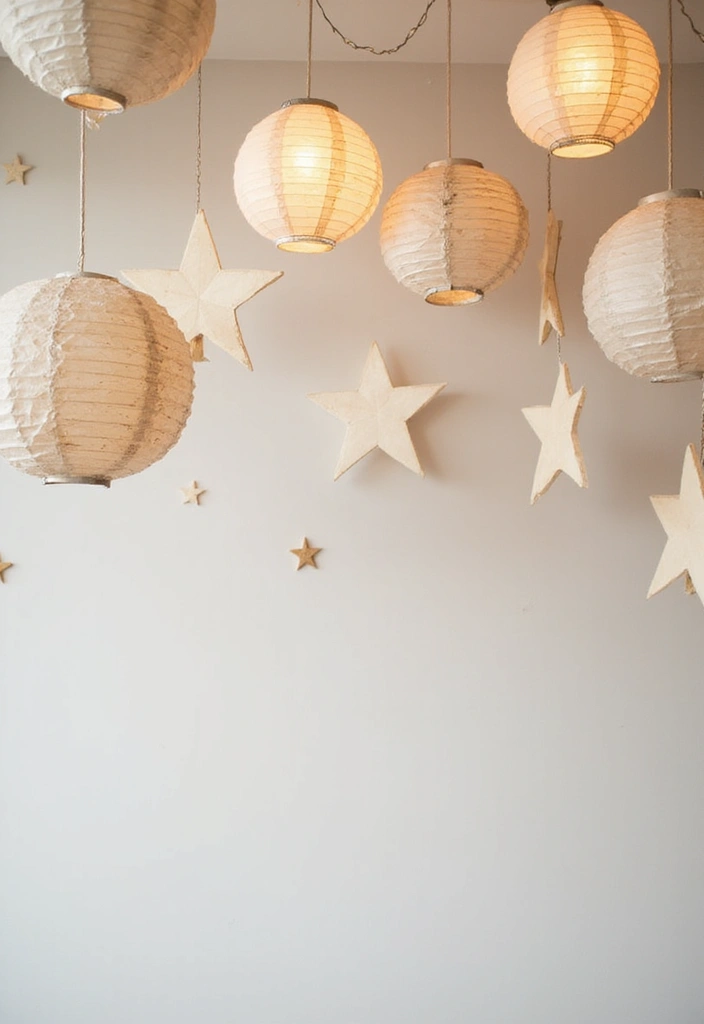 25 Baby Bedroom Ideas for Newborns That Are Dreamy & Serene - 16. Whimsical Ceiling Decor