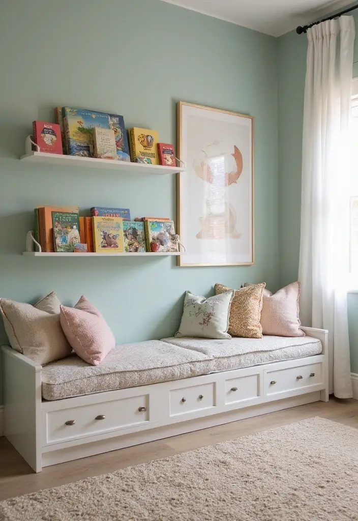 25 Baby Bedroom Ideas for Newborns That Are Dreamy & Serene - 8. Cozy Reading Nook