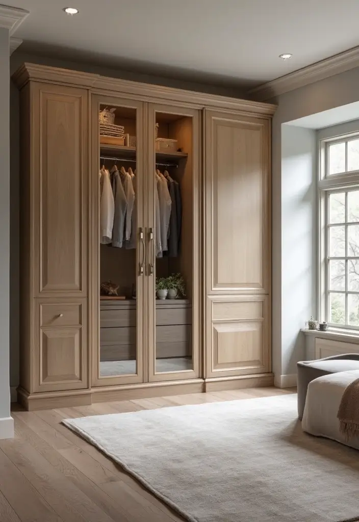25 Bedroom Fitted Wardrobe Ideas That Save Space Beautifully - 10. Wardrobes with Glass Doors