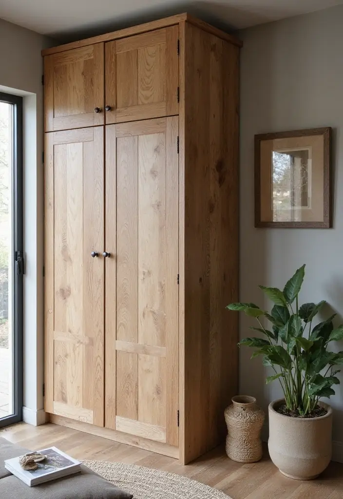 25 Bedroom Fitted Wardrobe Ideas That Save Space Beautifully - 21. Eco-Friendly Wardrobes