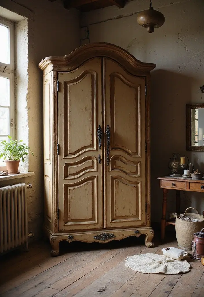 25 Bedroom Fitted Wardrobe Ideas That Save Space Beautifully - 7. Vintage Wardrobe Designs