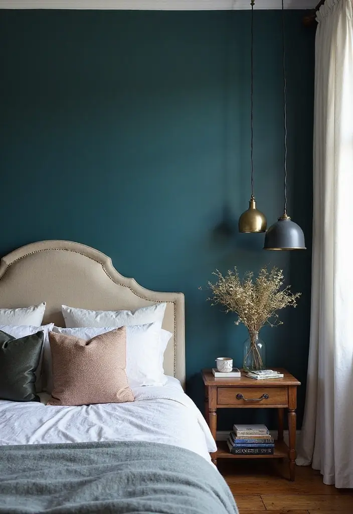 25 Bedroom Wall Decoration Ideas That Instantly Elevate Your Space - 9. Statement Wall Colors