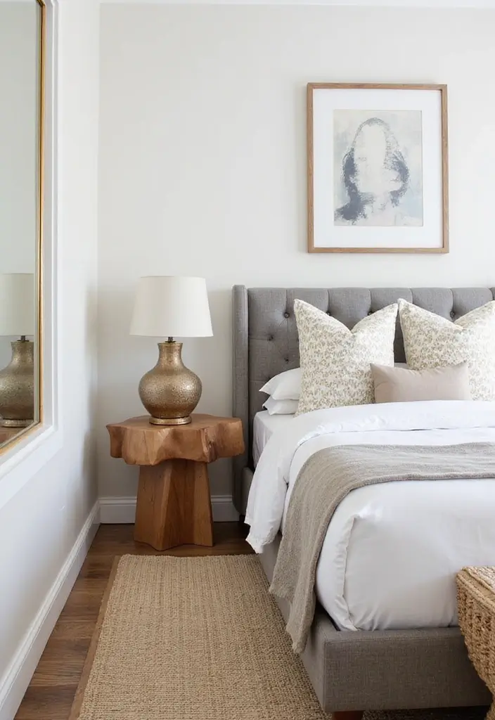 25 Black Bedroom Decor Ideas That Feel Moody and Modern - 24. Functional Accent Tables