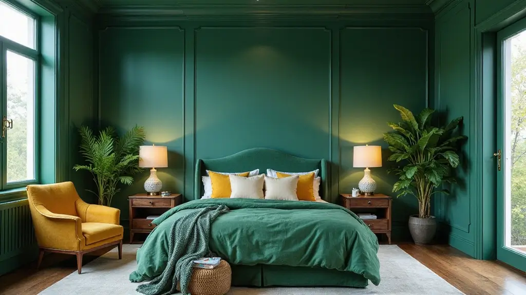 25 Emerald Green Bedroom Ideas That Add Glam and Freshness