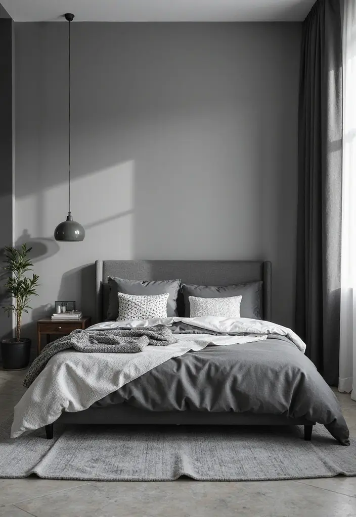 25 Female Bedroom Ideas Classy That Feel Elegant & Stylish - 2. Monochrome Magic