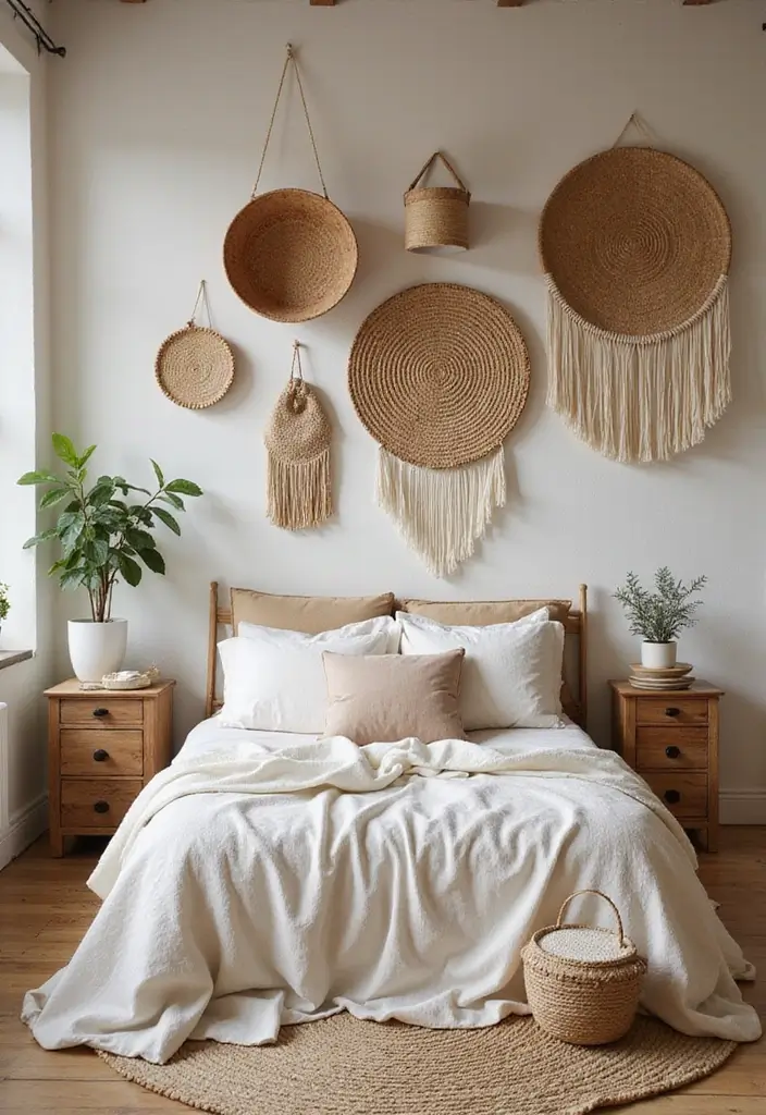 25 Female Bedroom Ideas Classy That Feel Elegant & Stylish - 22. Woven Accents