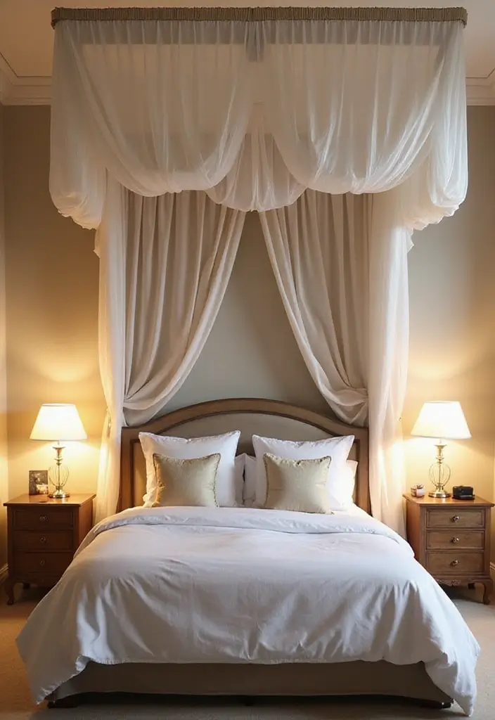 25 Female Bedroom Ideas Classy That Feel Elegant & Stylish - 4. Elegant Canopy Beds