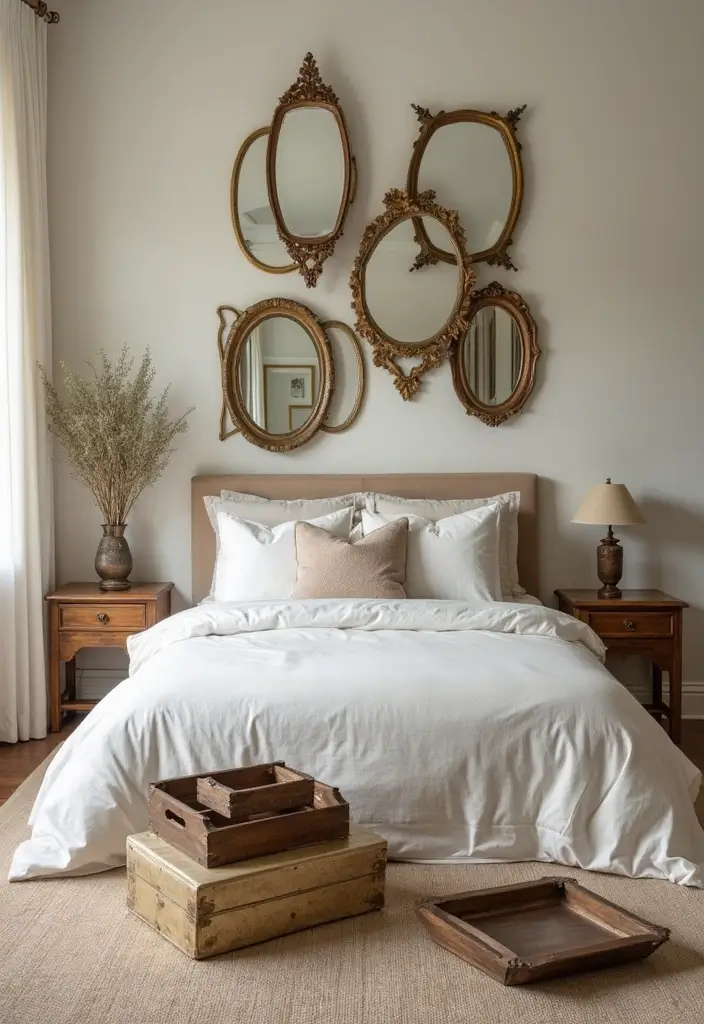 25 Indian Bedroom Decor Ideas That Blend Tradition & Style - 11. Vintage Accessories