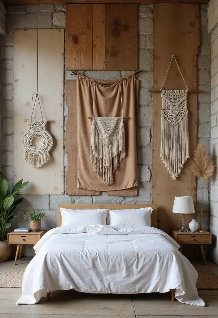 25 Indian Bedroom Decor Ideas That Blend Tradition & Style - 13. Layering Wall Textures