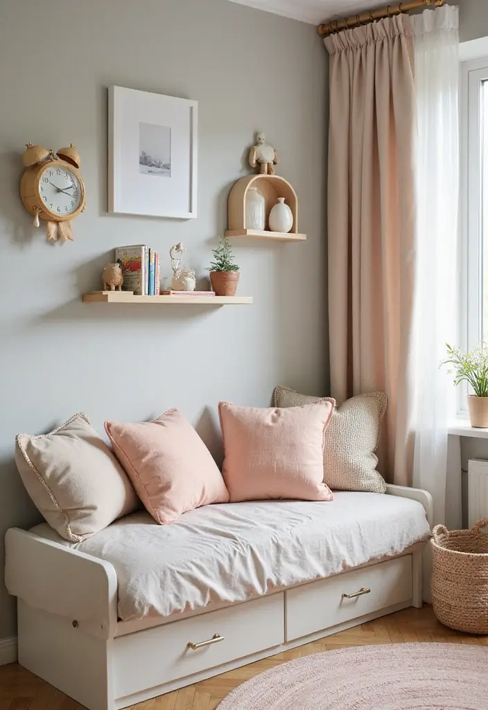 25 Kids Bedroom Decor Ideas That Parents Will Also Love - 13. Cozy Reading Nook