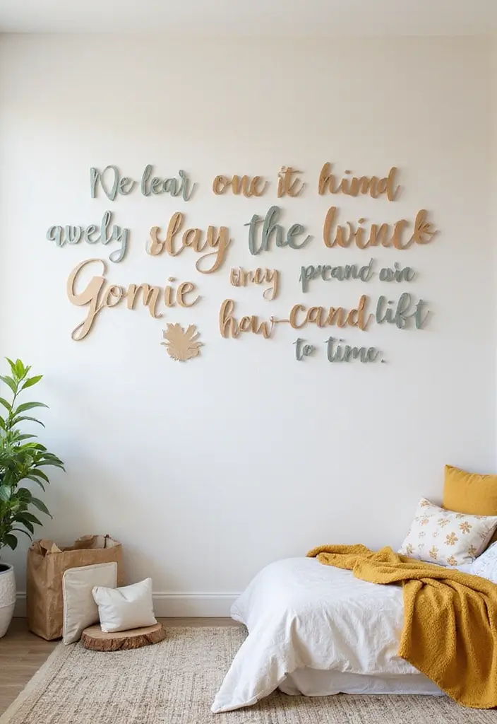 25 Kids Bedroom Decor Ideas That Parents Will Also Love - 20. Inspiring Quotes on Walls
