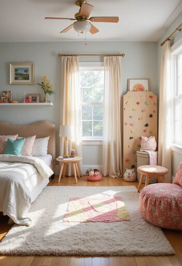 25 Kids Bedroom Decor Ideas That Parents Will Also Love - 22. Fun Play Areas