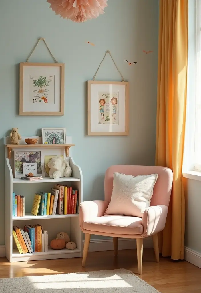 25 Kids Bedroom Decor Ideas That Parents Will Also Love - 23. Personalized Story Corner