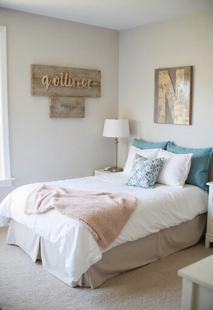 25 Kids Bedroom Decor Ideas That Parents Will Also Love - 9. Personalized Name Decor