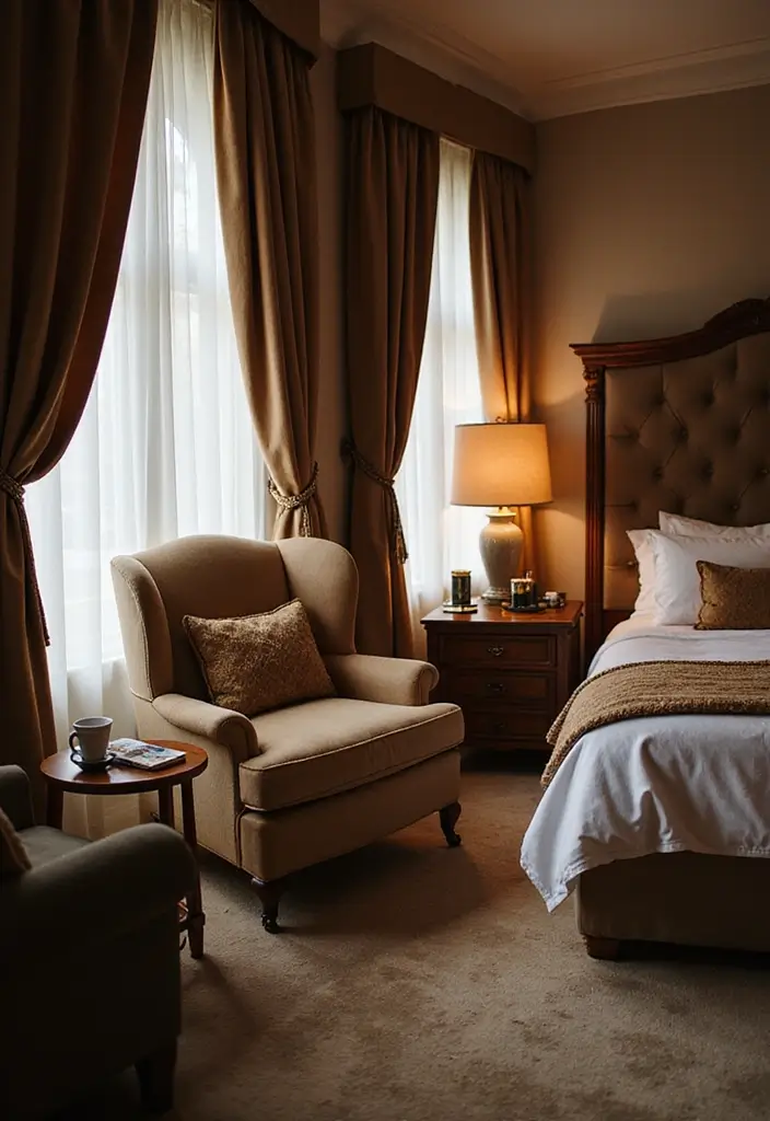 25 King Size Bedroom Ideas That Exude Luxury - 12. Cozy Reading Nook