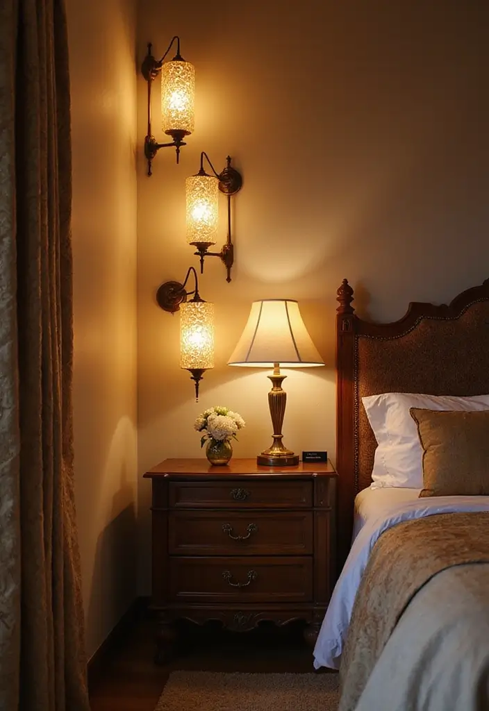 25 King Size Bedroom Ideas That Exude Luxury - 19. Personalized Lighting Fixtures