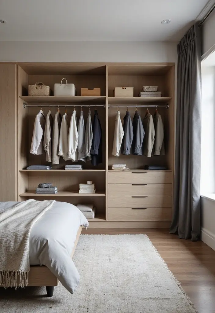 25 King Size Bedroom Ideas That Exude Luxury - 21. Customizable Closet Space