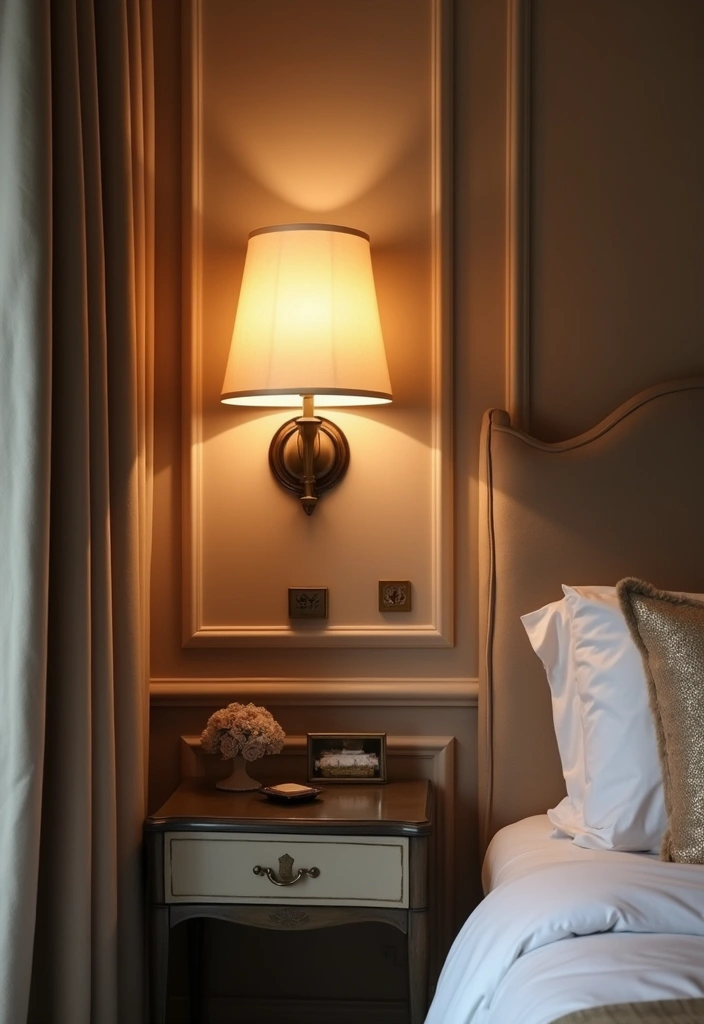 25 King Size Bedroom Ideas That Exude Luxury - 24. Stylish Wall Sconces