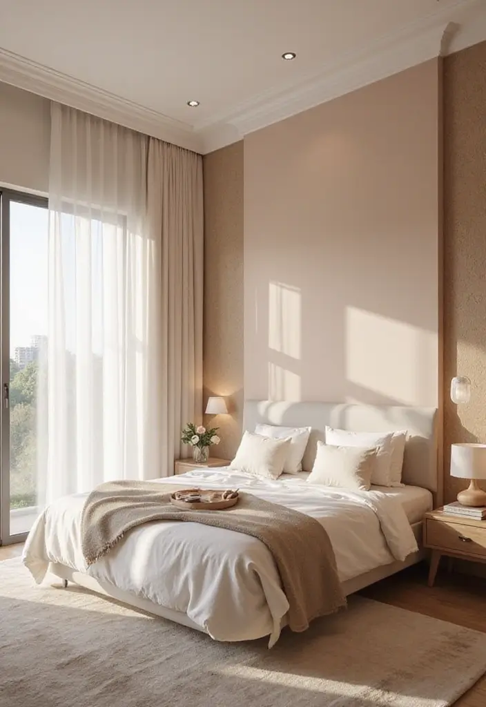 25 King Size Bedroom Ideas That Exude Luxury - 25. Soft Color Palettes