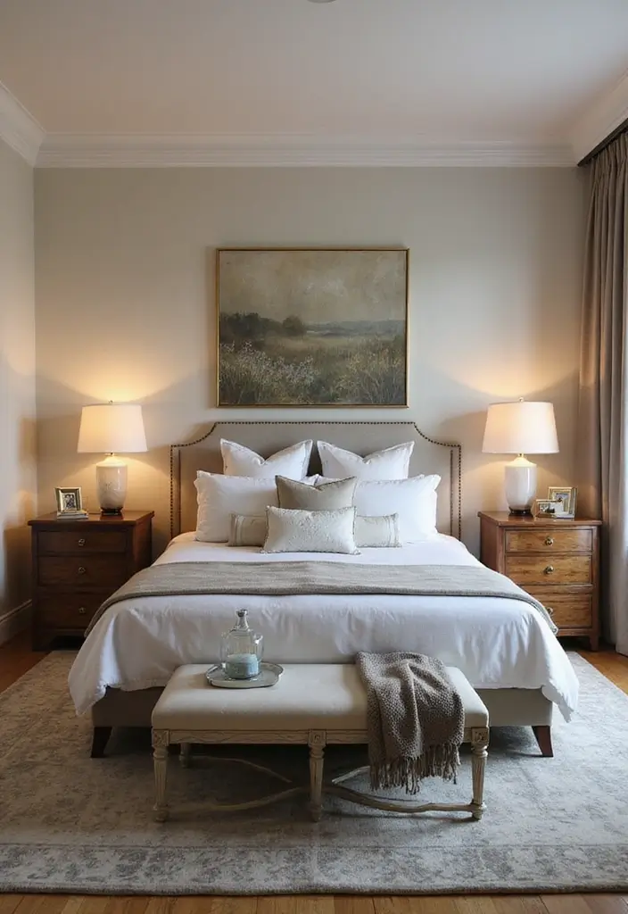 25 King Size Bedroom Ideas That Exude Luxury - 7. Stylish Nightstands
