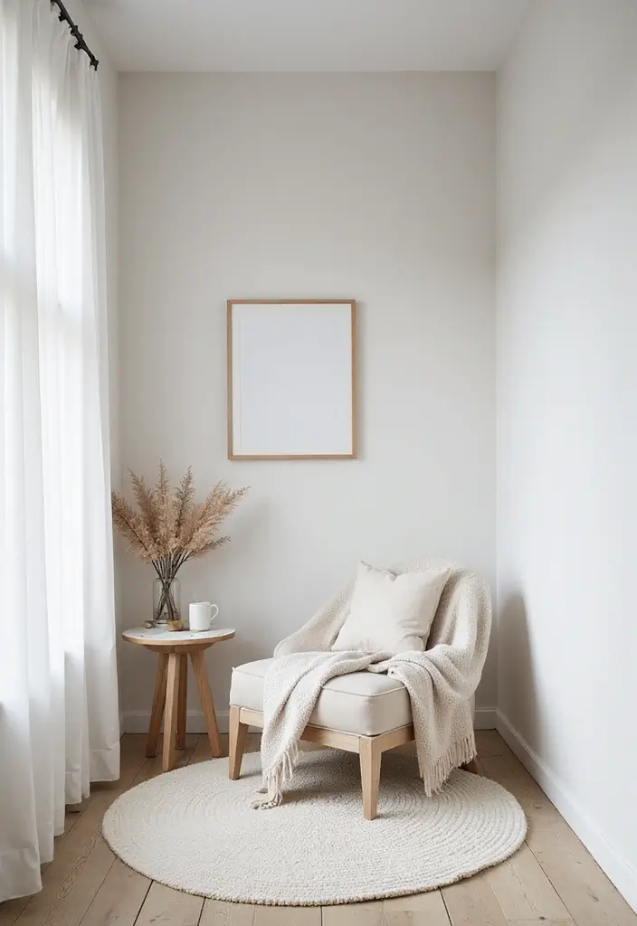 25 Off White Bedroom Ideas That Feel Light, Elegant & Airy - 17. Cozy Nooks