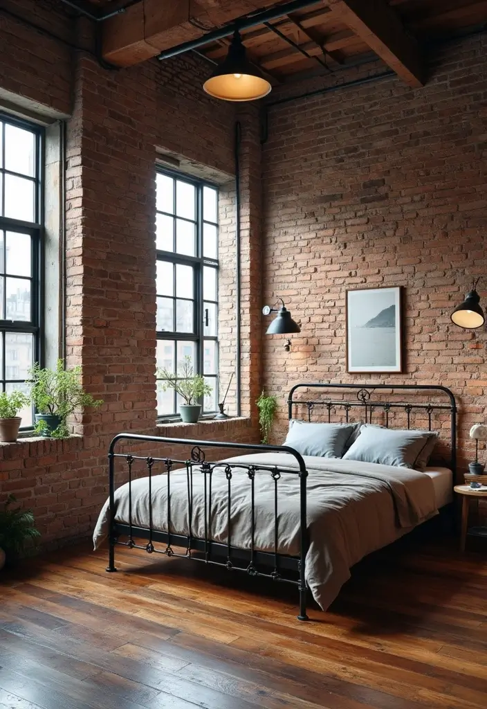 25 Older Teen Boy Bedroom Ideas That Feel Grown-Up & Cool - 1. Industrial Loft Style