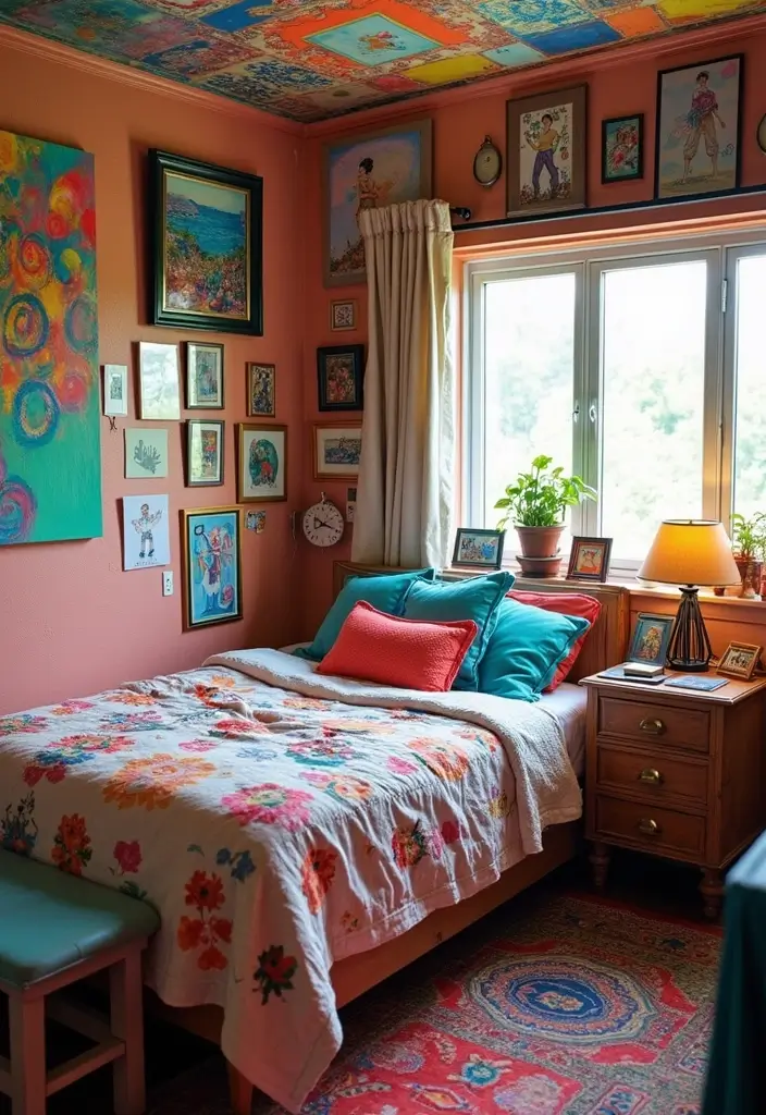 25 Older Teen Boy Bedroom Ideas That Feel Grown-Up & Cool - 19. Artsy Expression