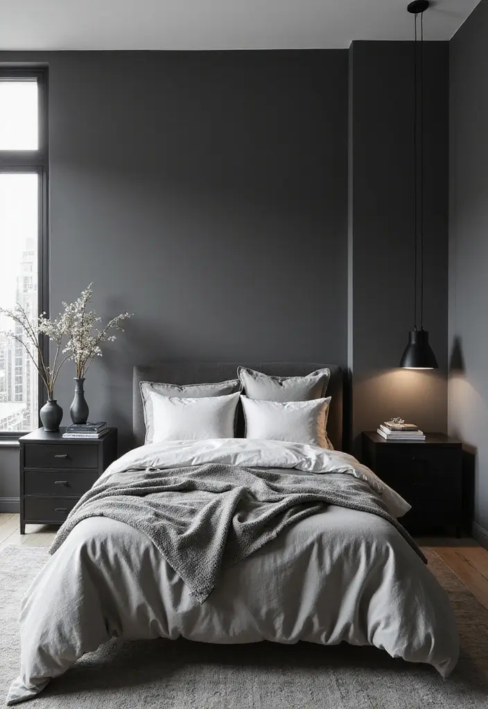 25 Older Teen Boy Bedroom Ideas That Feel Grown-Up & Cool - 20. Monochrome Magic