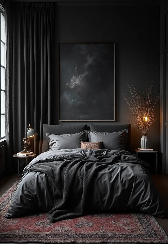 25 Older Teen Boy Bedroom Ideas That Feel Grown-Up & Cool - 23. Dark and Mysterious