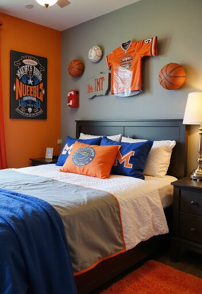 25 Older Teen Boy Bedroom Ideas That Feel Grown-Up & Cool - 4. Sporty Retreat