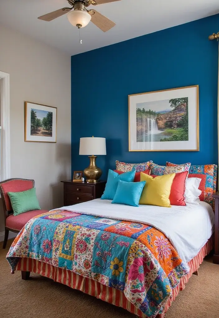 25 Older Teen Boy Bedroom Ideas That Feel Grown-Up & Cool - 7. Bold Color Choices