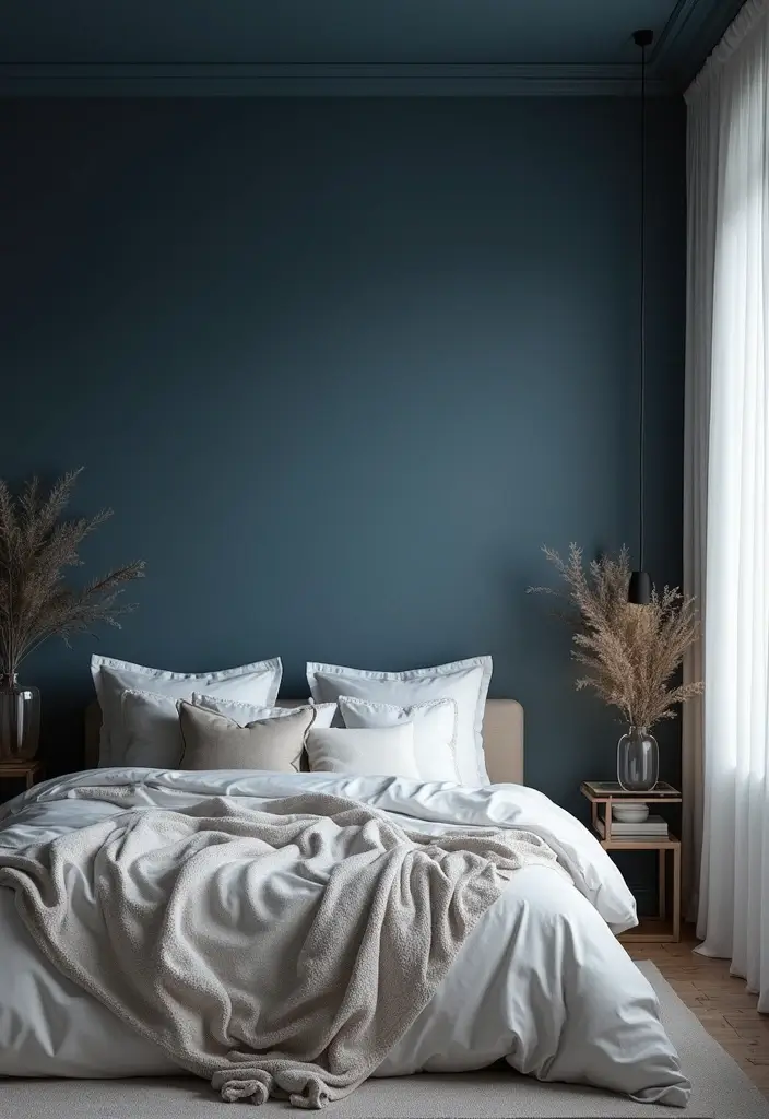 25 Room Color Ideas Bedroom Men That Feel Masculine and Classy - 16. Midnight Blue