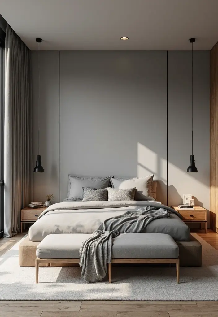 25 Room Color Ideas Bedroom Men That Feel Masculine and Classy - 21. Icy Gray