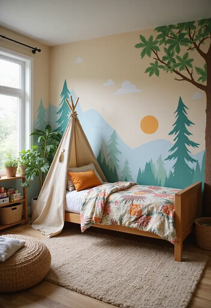 25 Two Boys Bedroom Ideas Shared Rooms That Work Perfectly - 1. Adventure Land