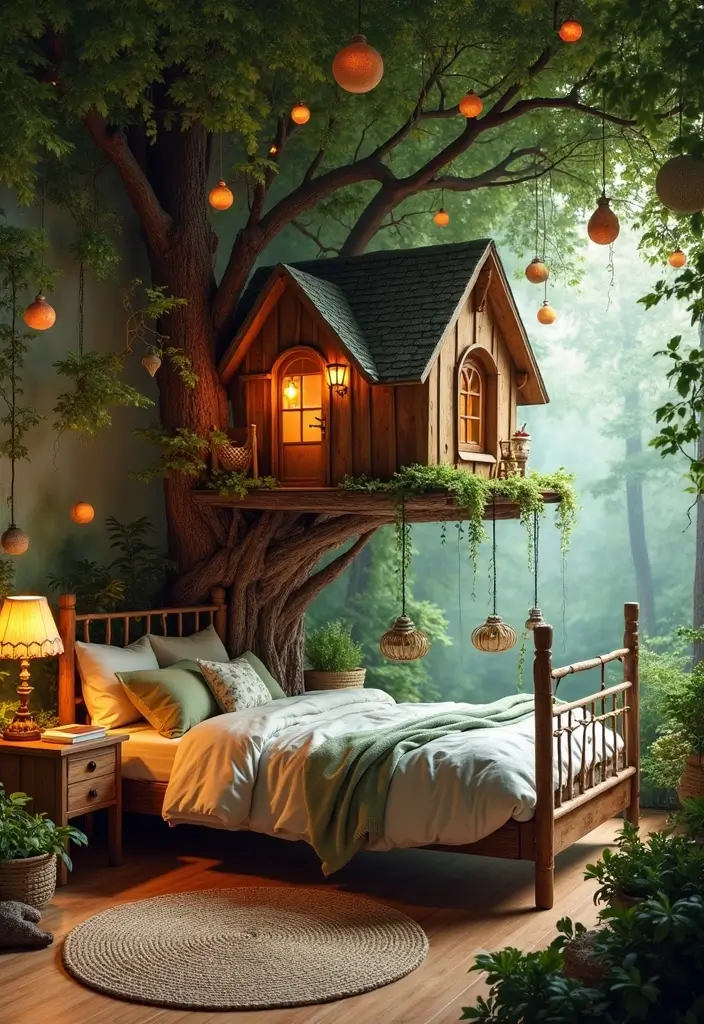 25 Two Boys Bedroom Ideas Shared Rooms That Work Perfectly - 13. Magical Forest