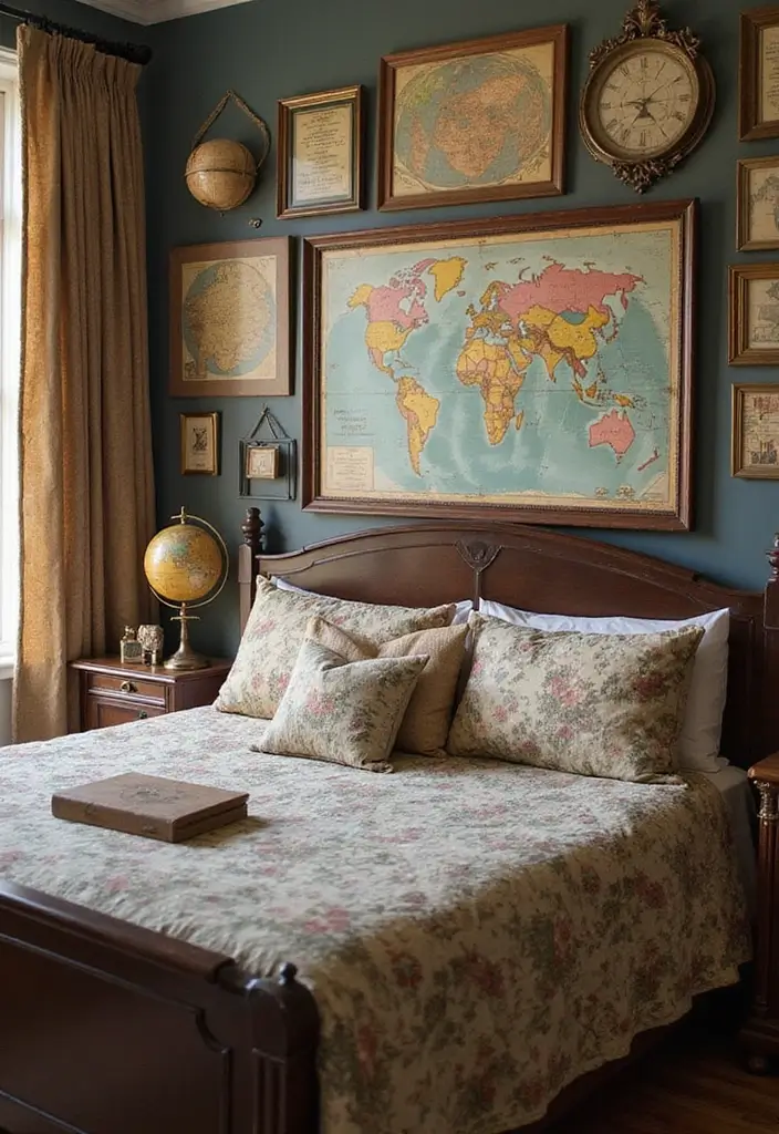 25 Two Boys Bedroom Ideas Shared Rooms That Work Perfectly - 17. Vintage Travel