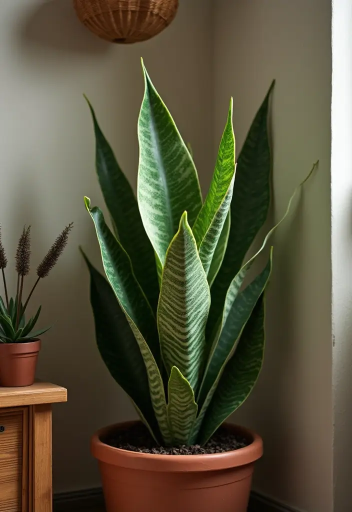 25 Vines in Bedroom Ideas That Bring Nature Indoors - 11. Rattlesnake Plant in a Corner Pot