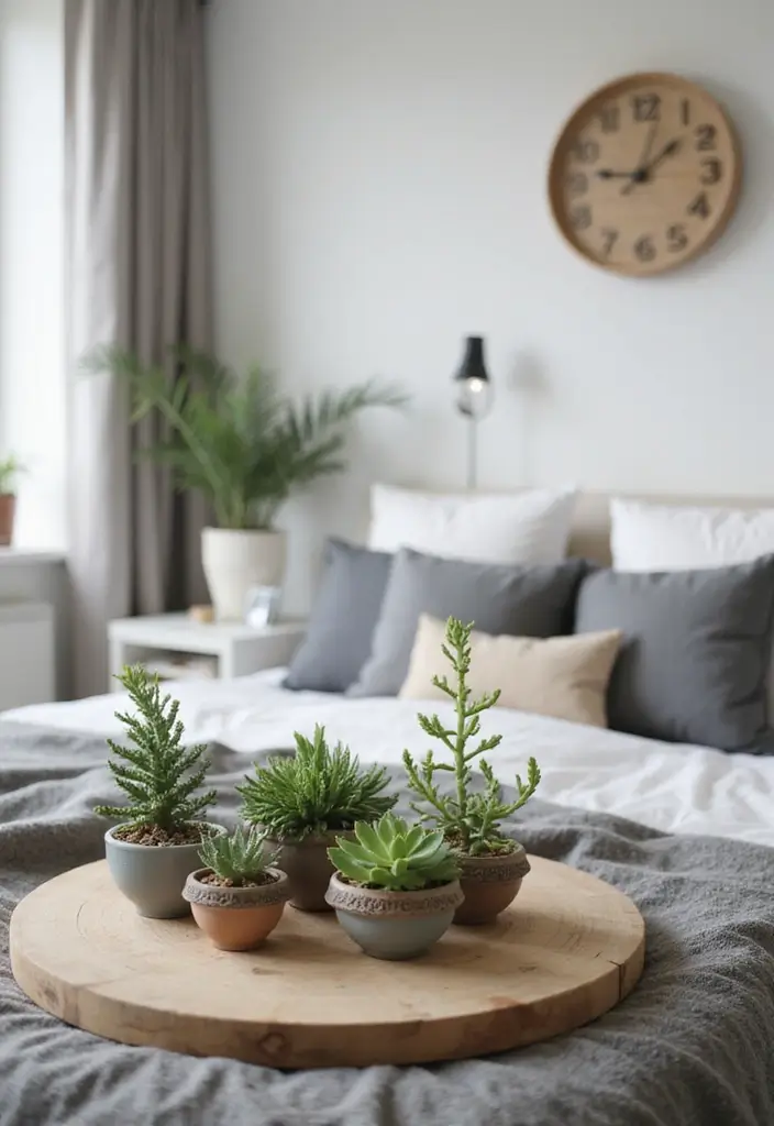 25 Vines in Bedroom Ideas That Bring Nature Indoors - 15. Trailing Succulents in Decorative Bowls