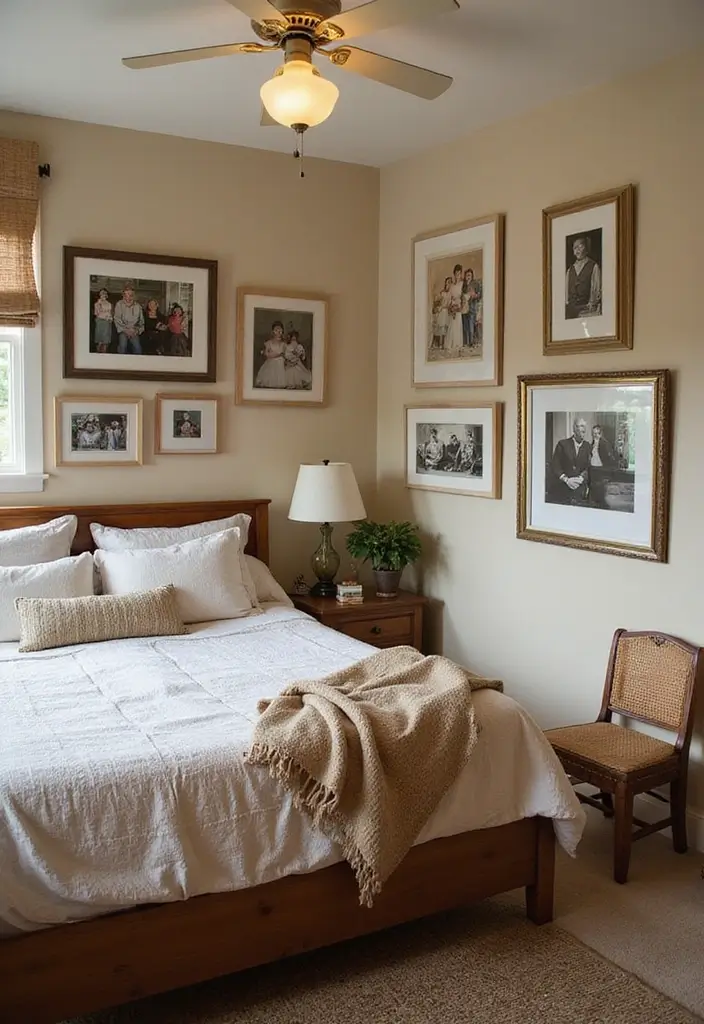 25 Wall Sketches Ideas Bedroom That Add Artistic Touch - 25. Custom Portraits