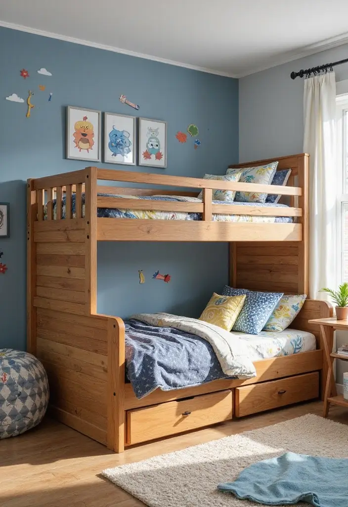 27 Boys Bedroom Ideas Small Space That Feel Cool & Functional - 1. Bunk Bed Bonanza