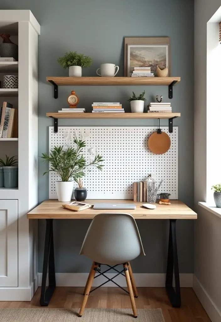 27 Boys Bedroom Ideas Small Space That Feel Cool & Functional - 21. Wall-mounted Desks