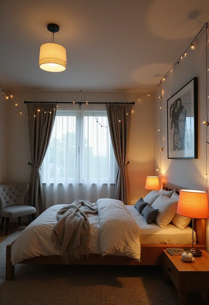 27 Boys Bedroom Ideas Small Space That Feel Cool & Functional - 7. Lively Lighting Options