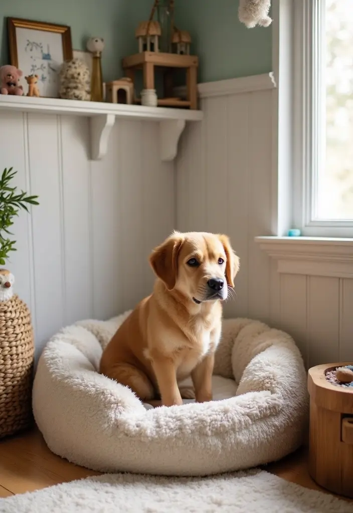 29 Bedroom Corner Ideas Cozy Nook Designs You’ll Love Curling Up In - 8. Cozy Pet Nook