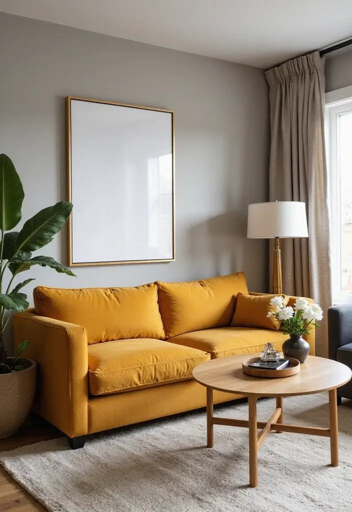 30 2 Bedroom Apartment Ideas That Feel Spacious and Stylish - 11. Statement Furniture Pieces