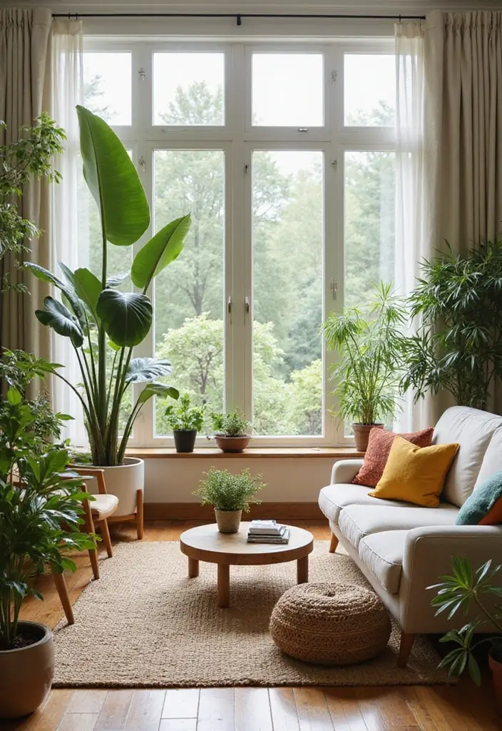 30 2 Bedroom Apartment Ideas That Feel Spacious and Stylish - 14. Outdoor-Inspired Decor