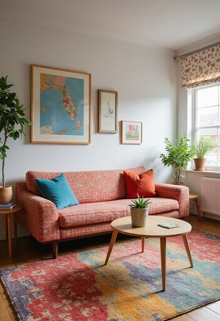 30 2 Bedroom Apartment Ideas That Feel Spacious and Stylish - 28. Playful Patterns