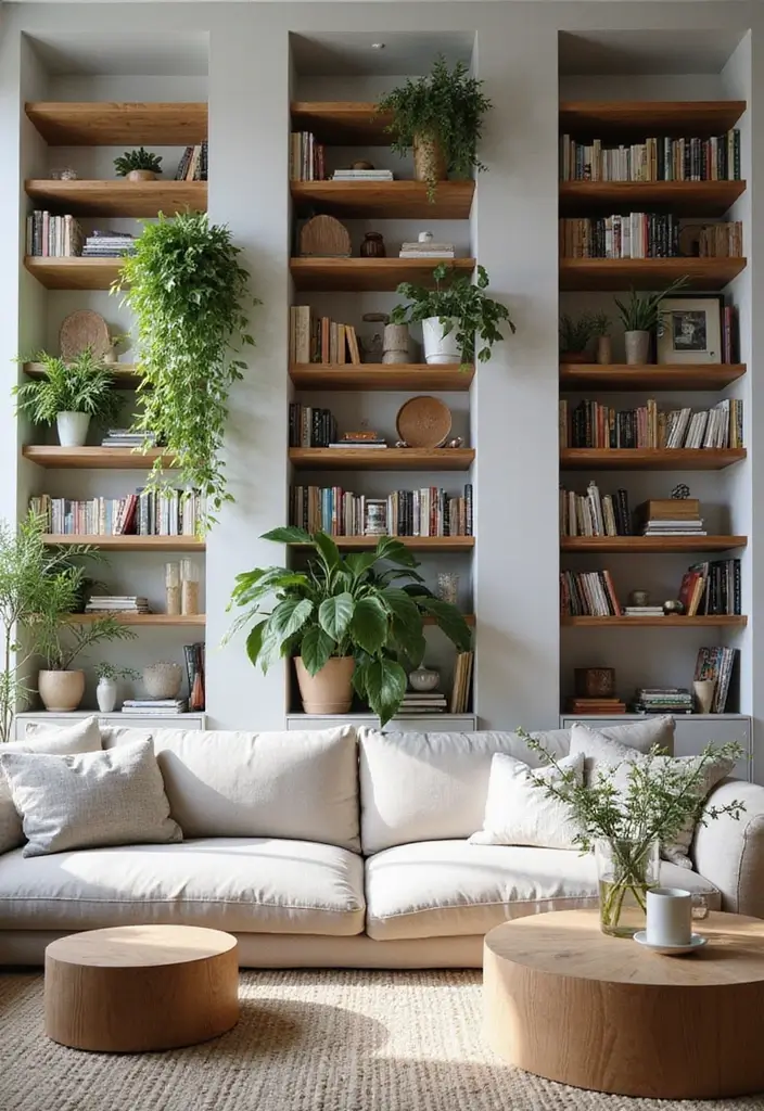 30 2 Bedroom Apartment Ideas That Feel Spacious and Stylish - 3. Creative Use of Vertical Space