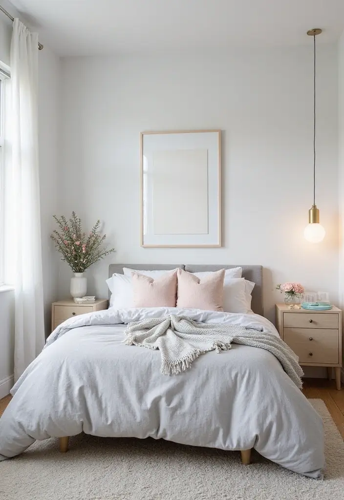 30 2 Bedroom Apartment Ideas That Feel Spacious and Stylish - 4. Use of Light Colors