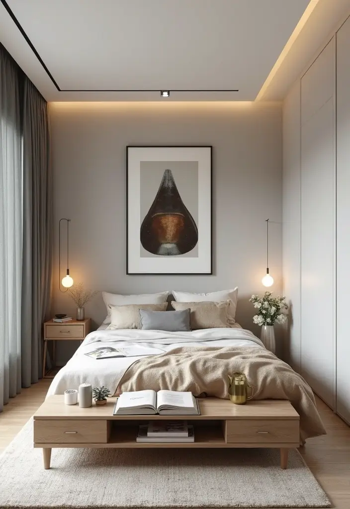 30 2 Bedroom Apartment Ideas That Feel Spacious and Stylish - 8. Smart Storage Solutions