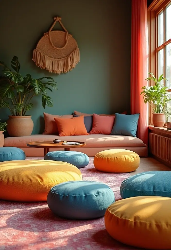 30 Adopt Me Bedroom Ideas That Feel Cute and Creative - 10. Cozy Floor Cushions
